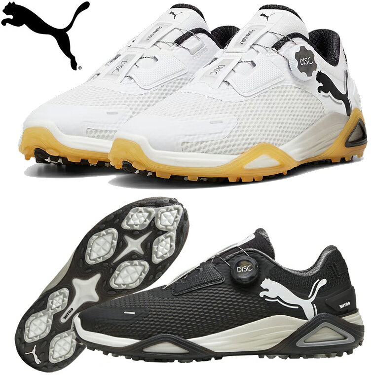 【11/27まで エントリー/抽選で最大100%ポイントバック】 PUMA GOLF プーマ ゴルフ 日本正規品 シャドウキャット ニトロ ディスク スパイクレ...