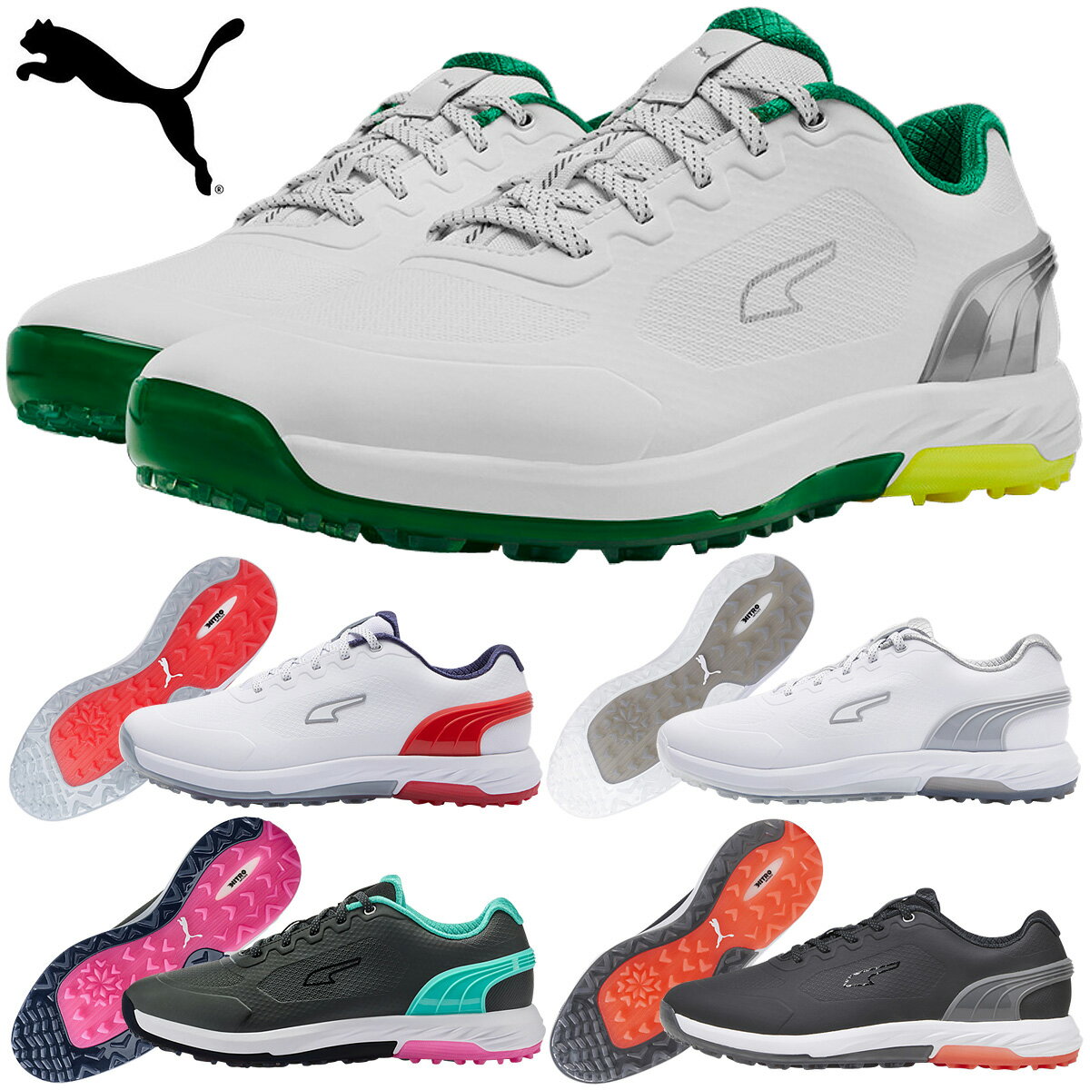 PUMA GOLF プーマ ゴルフ 日本正規品 アルファキャット ニトロ スパイクレス ゴルフシューズ 2023モデル 「 378692 」 