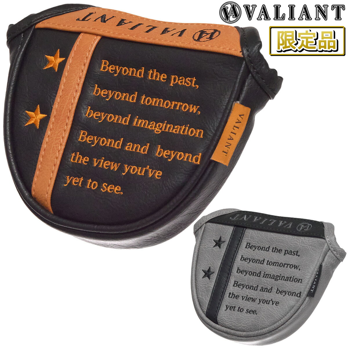 Head Covers - 【5/5 エントリー/抽選で最大100%ポイントバック】 【限定品】 VALIANT バリアント 正規品 EMBLEM COLLECTION エンブレムコレクション パターカバー 2026新製品 「 マレットタイプ ヘッドカバー VAE-005HC PC ( PT ) 」