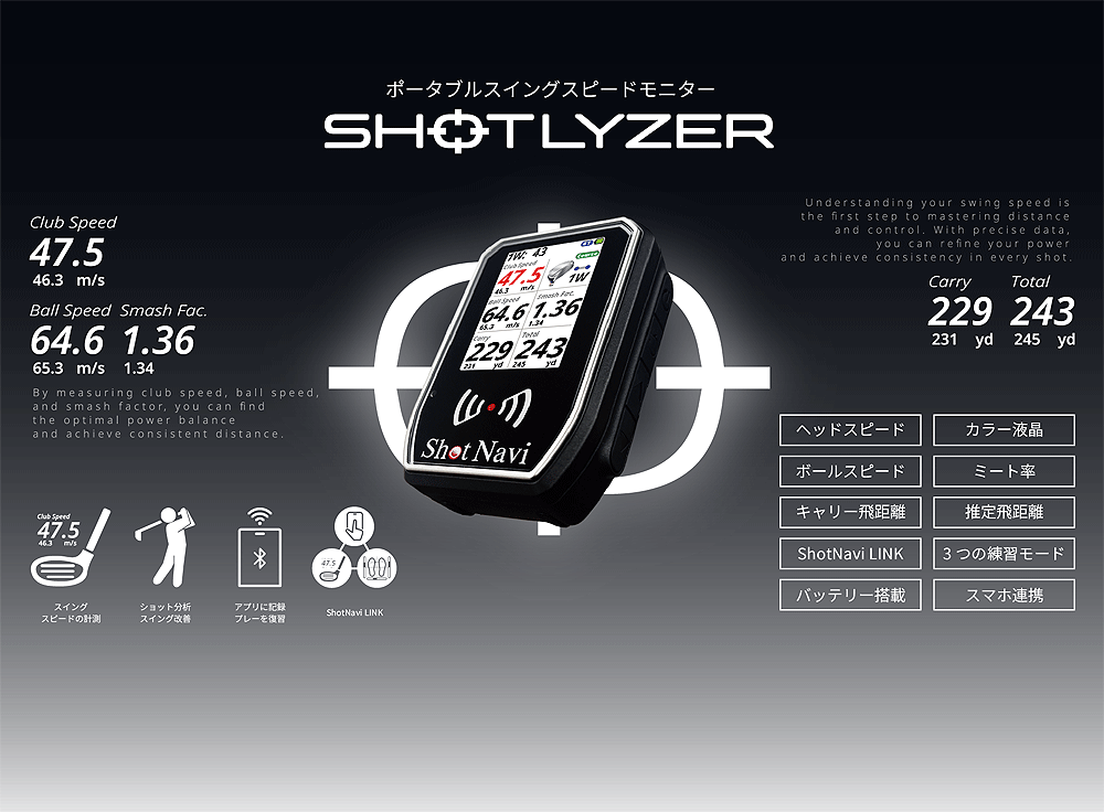 【7/20 エントリー/抽選で最大100%ポイントバック】 ShotNavi ショットナビ 正規品...