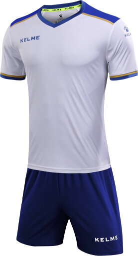 KELME(ケレメ) フットボールシャツ&パンツセット アダルト 男女兼用 サッカー・フットサルウェア WH/ロイヤルブルー KELME(ケレメ) フットボールシャツ&パンツセット アダルト 男女兼用 サッカー・フットサルウェア WH/ロイヤルブルー