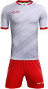 KELME(ケレメ) フットボールシャツ&パンツセット ホワイト/レッド