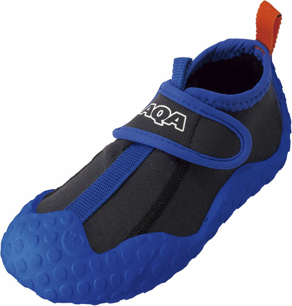 AQA(アクア) シューズキッズ ジュニア ブラック/ブルー