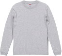 UnitedAthle(ユナイテッドアスレ) 5 . 6オンス ロングスリーブTシャツ(1 . 6インチリブ) アッシュ