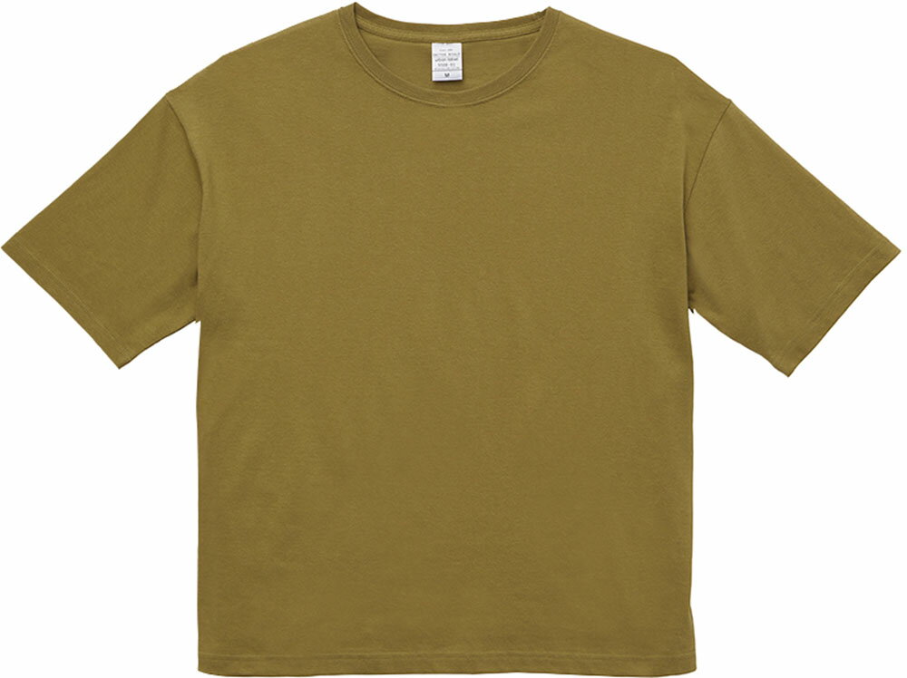 UnitedAthle(ユナイテッドアスレ) 5.6オンス ビッグシルエット Tシャツ サンドカーキ
