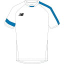 New Balance Footballの定番商品。ポリエステル100％S～2XL(WNV)ホワイト／ネイビー,(WRD)ホワイト／レッド,(WBL)ホワイト／ブルー,(NVT)ネイビー／ホワイト,(NRD)ネイビー／レッド,(RBT)ロイヤルブルー／ホワイト,(RBK)レッド／ブラック21SS中国製