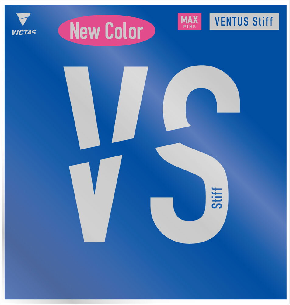 VICTAS（ヴィクタス） 卓球 ラバー VENTUS STIFF ピンク 裏ソフトテンションラバー ピンク