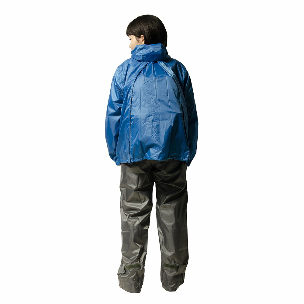 MAKKU(マック) アジャストマックライトバッグイン 上下セット スカイブルー×チャコール mku-as7600-blue