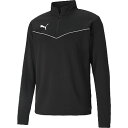 PUMA（プーマ） TEAMRISE 1／4 ジップトップ PUMA BLK-PU