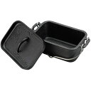 CAPTAIN STAG(キャプテンスタッグ) 角型ダッチオーブン mini アウトドア キャンプ 調理 器具 道具 クッキングウェア ミニ