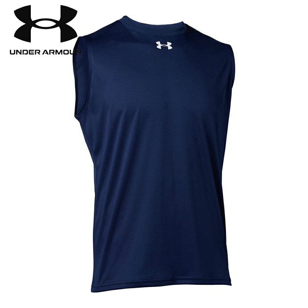 UNDER ARMOUR(アンダーアーマー) UAチーム スリーブレス シャツ MN NV/ 1375589 【マルチスポーツ Tシャツ】