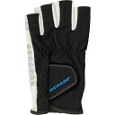 DUNLOP(ダンロップテニス) ダンロップ DUNLOP メンズ シリコンプリントグローブ ハーフタイプ 両手セット TGG-0126 ブラツク