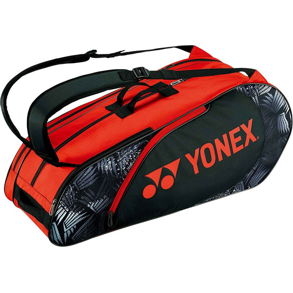 Yonex(ヨネックス) ラケットバッグ6 ブラック/レッド
