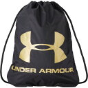 UNDER ARMOUR（アンダーアーマー） マルチスポーツ ナップ ジムバッグ UAオージー サックパック BK/METALLIC