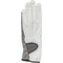 DUNLOP(ダンロップテニス) ダンロップ DUNLOP レディース グローブ ネイルスルータイプ 両手セット TGG−0118W ホワイト