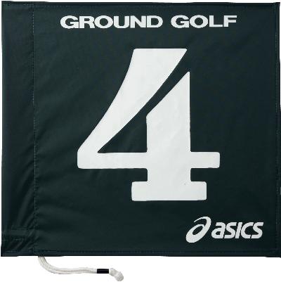 アシックス グラウンドゴルフ 旗両面1色タイプ グリーン ggg067-80