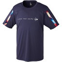 DUNLOP(ダンロップテニス) UNISEX 23春夏 T-SHIRT ネイビ-