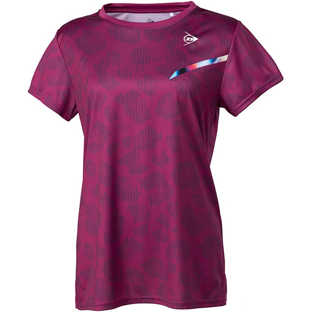 DUNLOP(ダンロップテニス) WOMEN'S 23春夏 GAME SHIRT バイオレツト