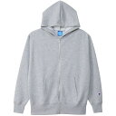 Champion(チャンピオン) ZIP HOODED SWEATSHIRT オックスフォードGRY