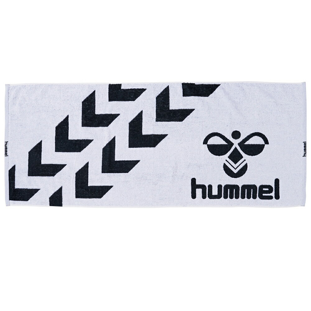 hummel(ヒュンメル) スポーツタオル ホワイト×ブラック ssk-haa5021-1090