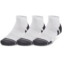 UNDER ARMOUR(アンダーアーマー) UAパフォーマンステック ローカット ソックス (3足セット) WHT/WHT/JGY