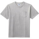 BONMAX(ボンマックス) 10.2オンスポケット付きスーパーヘビーウェイトTシャツ モクグレー