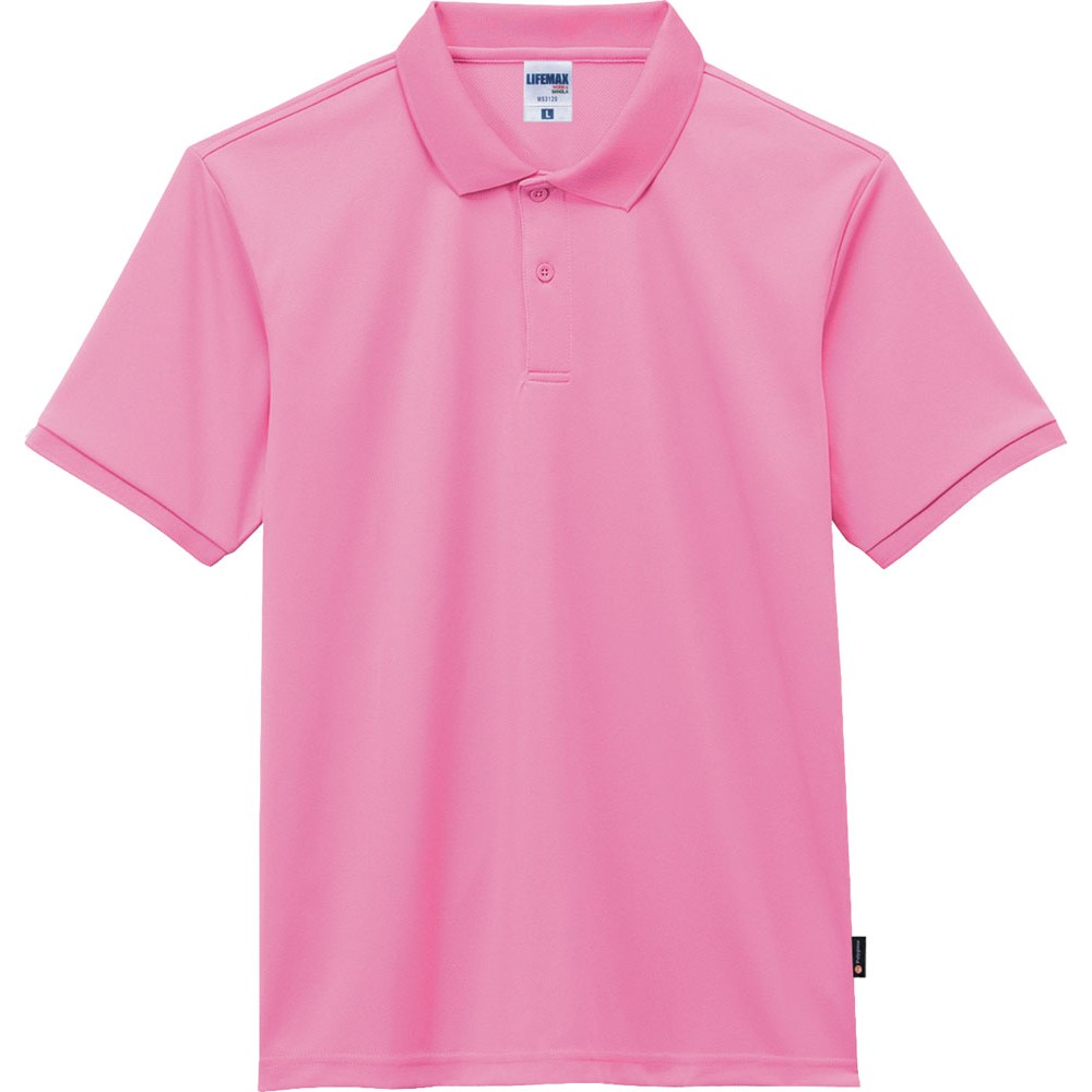 BONMAX（ボンマックス） ベーシックドライポロシャツ（ポリジン加工） ピンク
