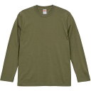 UnitedAthle(ユナイテッドアスレ) 5.6オンス ロングスリーブTシャツ(アダルト) ライトオリーブ