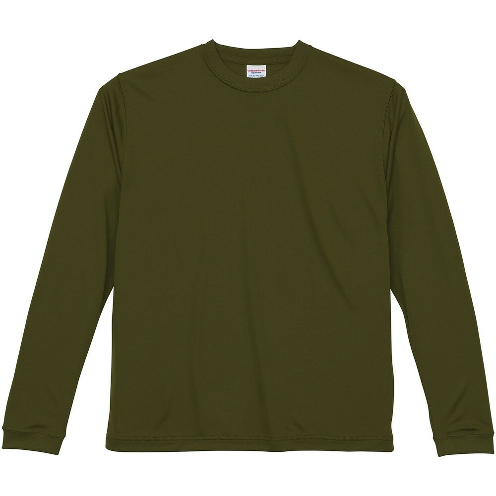 UnitedAthle(ユナイテッドアスレ) 4.7オンス ドライシルキータッチ ロングスリーブTシャツ OD