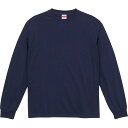 UnitedAthle(ユナイテッドアスレ) 6.2オンスロングスリーブTシャツ(1.6インチリブ) ネイビー