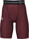 SFIDA(スフィーダ) BP コンプレッションベースレイヤーハーフパンツ BURGUNDY