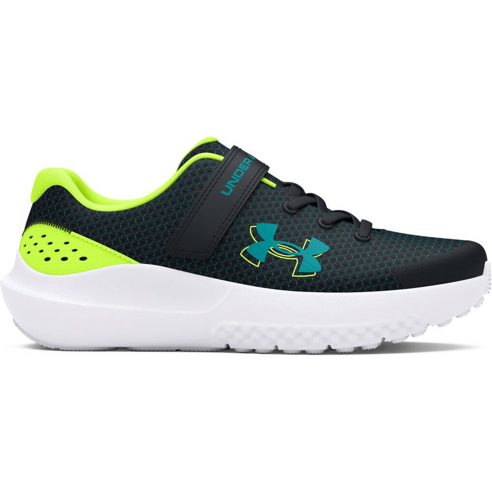 アンダーアーマー UAサージ4 AC Black/High Vis Yellow/Circuit Teal