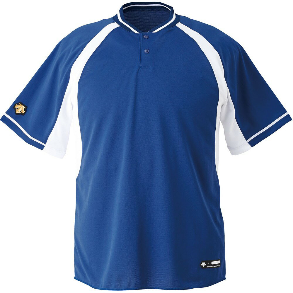 デサント ジュニア 野球 2ボタンベースボールシャツ