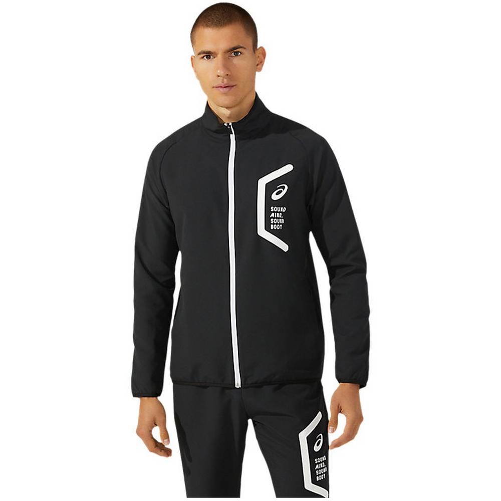 アシックス ASICS 2031E052 TEAM HEX DRY CROSS JACKET パフォーマンスブラック