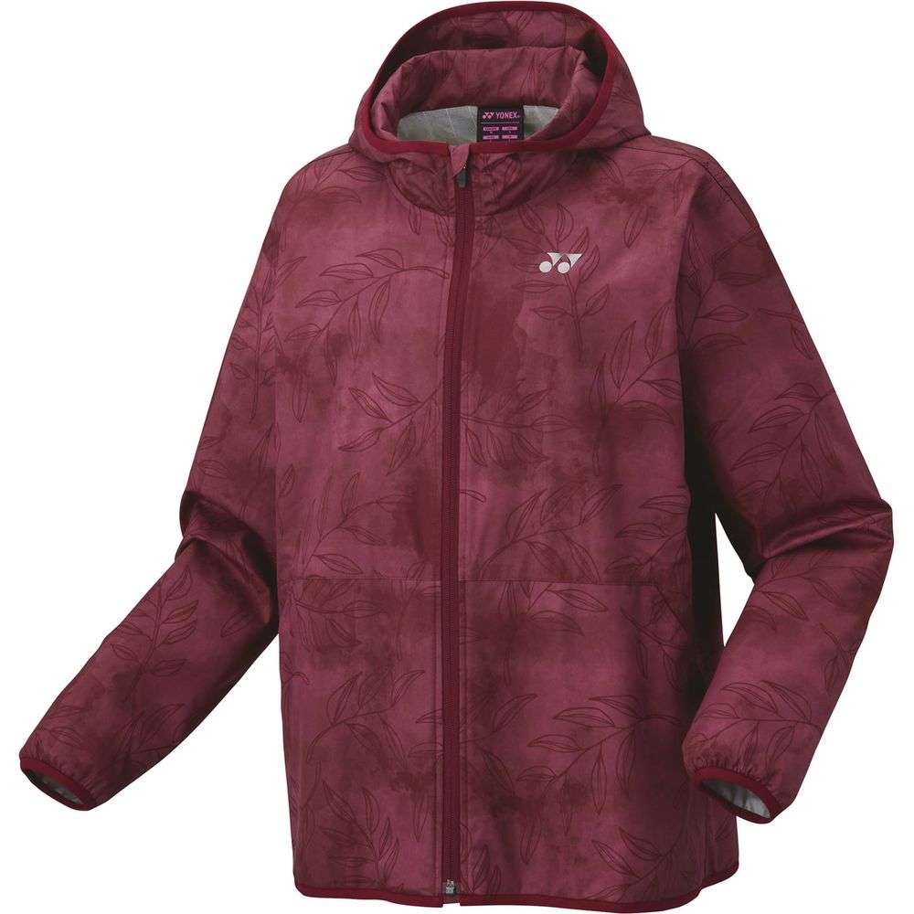ヨネックス ウィメンズ裏地付ウィンドウォーマーパーカー ダークワイン