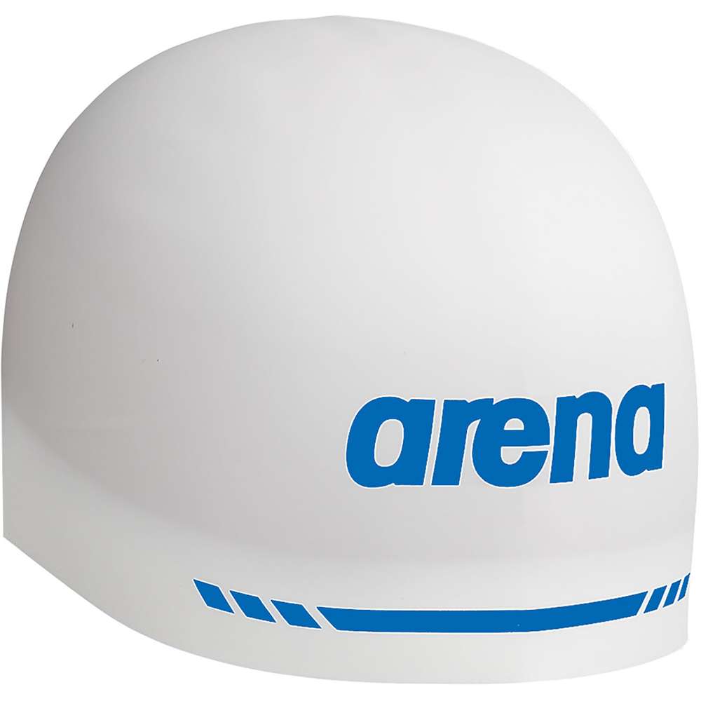 アリーナ 【アクアフォース3Dキャップ】レーシングシリコーンキャップ(ソフトタイプ、FINA承認) ホワイト