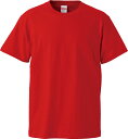 UnitedAthle(ユナイテッドアスレ) 5.6オンスTシャツ(ガールズ) レッド