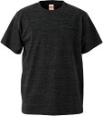 UnitedAthle(ユナイテッドアスレ) 5.6オンスTシャツ(ガールズ) ヘザーブラック