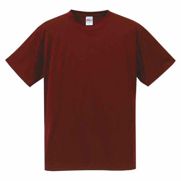 UnitedAthle(ユナイテッドアスレ) 4.7オンス ドライシルキータッチTシャツ(ローブリード) バーガンディ