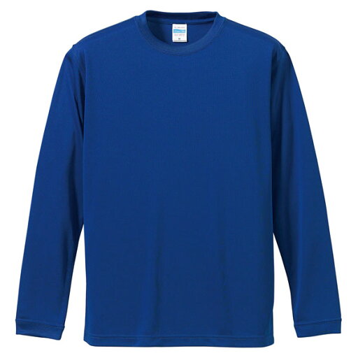 UnitedAthle(ユナイテッドアスレ) 4.7オンス ドライシルキータッチロングスリーブTシャツ(ローブリード) コバルトブルー UnitedAthle(ユナイテッドアスレ) 4.7オンス ドライシルキータッチロングスリーブTシャツ(ローブリード) コバルトブルー