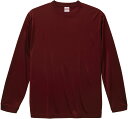 UnitedAthle(ユナイテッドアスレ) 4 . 7オンス ドライシルキータッチ ロングスリーブTシャツ バーガンディ(4)