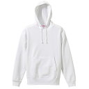 UnitedAthle(ユナイテッドアスレ) 10.0オンス スウェットプルオーバーパーカ(パイル) XXL(XO)サイズ ホワイト