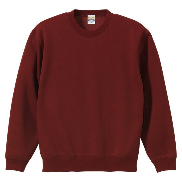 UnitedAthle(ユナイテッドアスレ) 10.0オンス CVCクルーネックスウェット(アダルト) バーガンディ