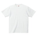 高品質、ロングセラー、タフで上質な着心地のハイグレードなTシャツ。素材:綿100%、17sコーマ糸丸胴仕様首リブダブルステッチ生地水洗いホワイト