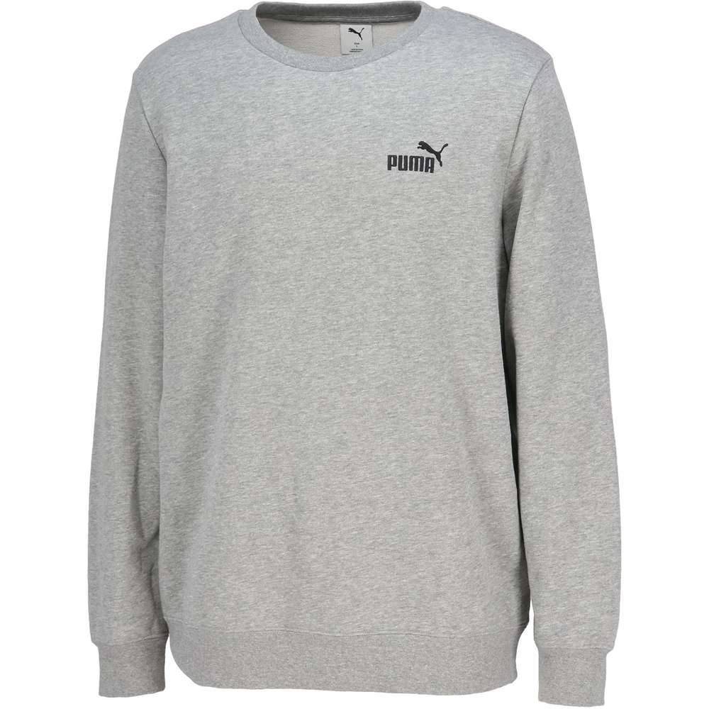 プーマ ESSスモールNO.1ロゴ クルースウェットTR MEDIUMGRAYHEATHER(4)