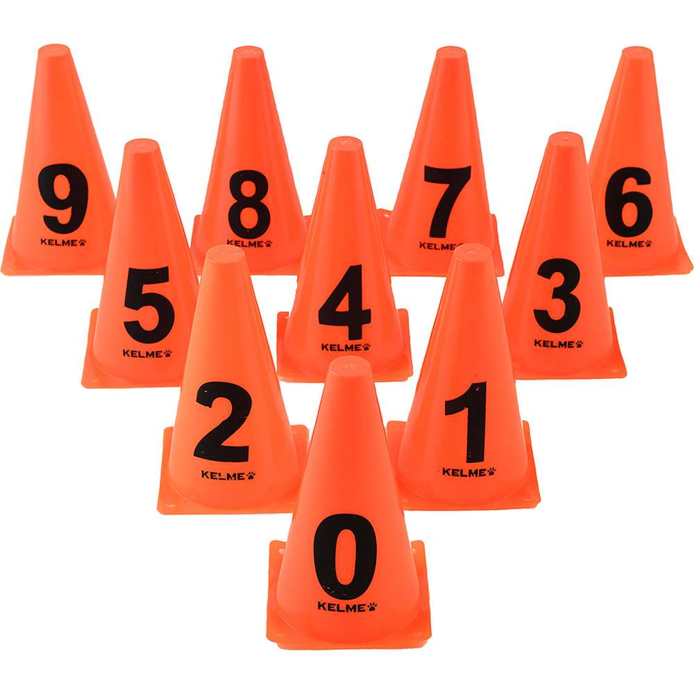 ケレメ ナンバー付きコーンセット オレンジ