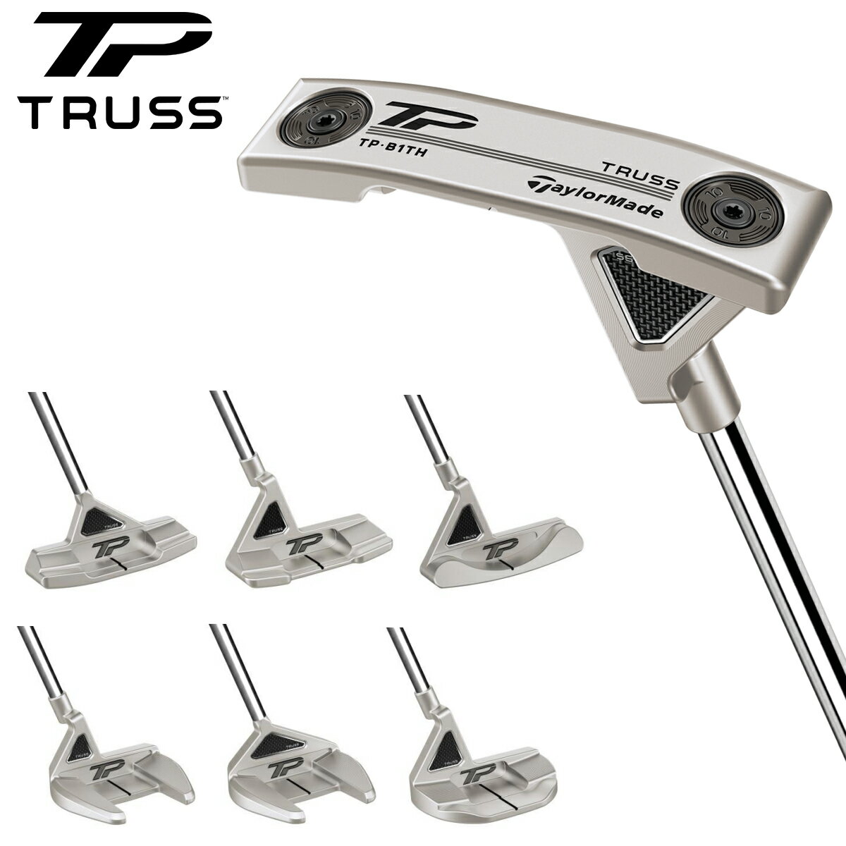 TaylorMade テーラーメイド 日本正規品 TP TRUSS 23 ティーピートラス パター 2023モデル 