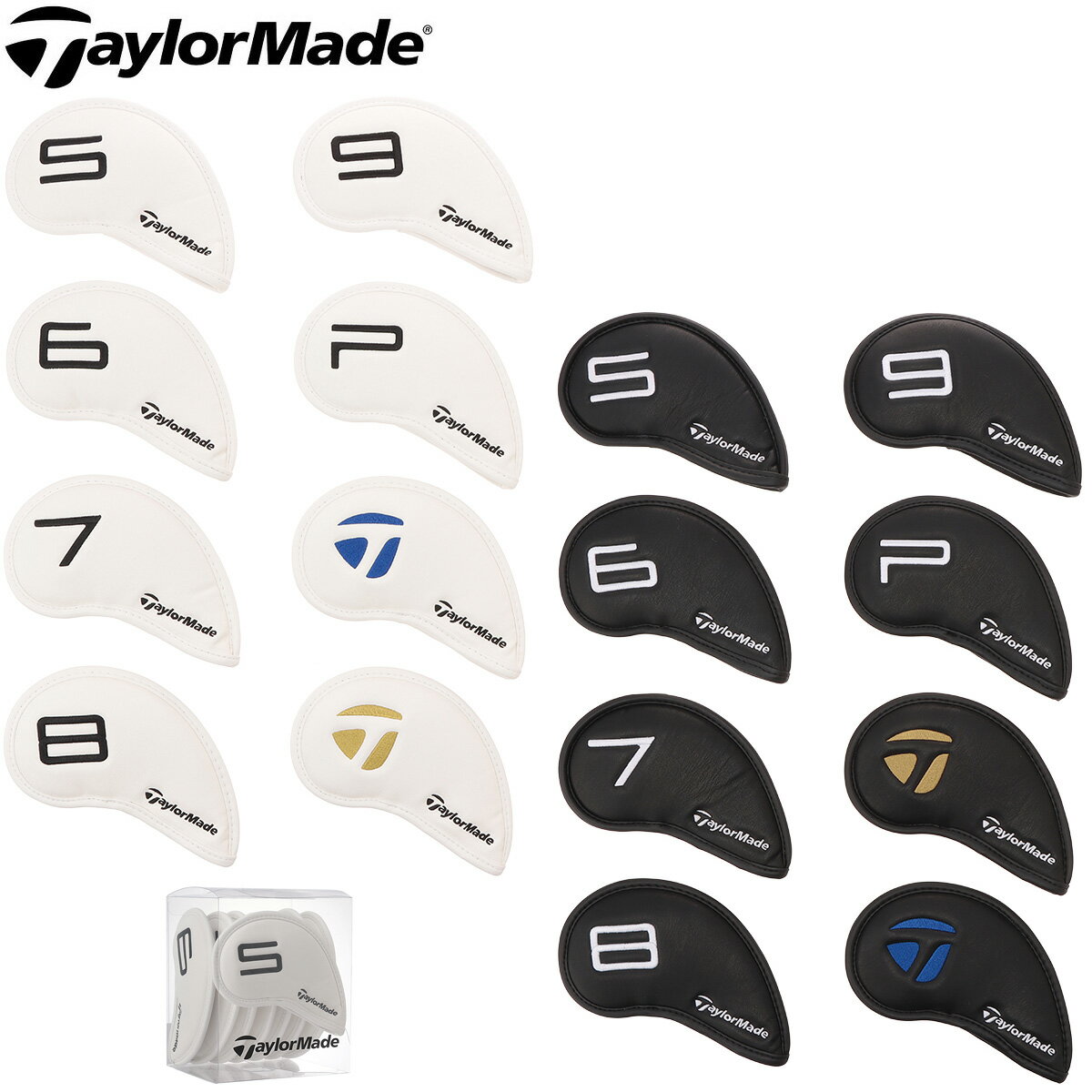 【11/27まで エントリー/抽選で最大100%ポイントバック】 TaylorMade テーラーメイド 日本正規品 セパレート アイアンカバー 8個セット 20...