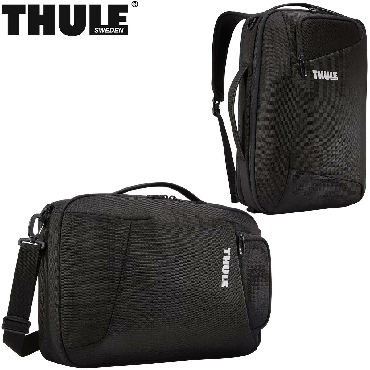 THULE スーリー 日本正規品 Accent Convertible Backpack アクセント コンバーチブル バックパック ブリーフケース 17L 「 3204815 TACLB2116 」