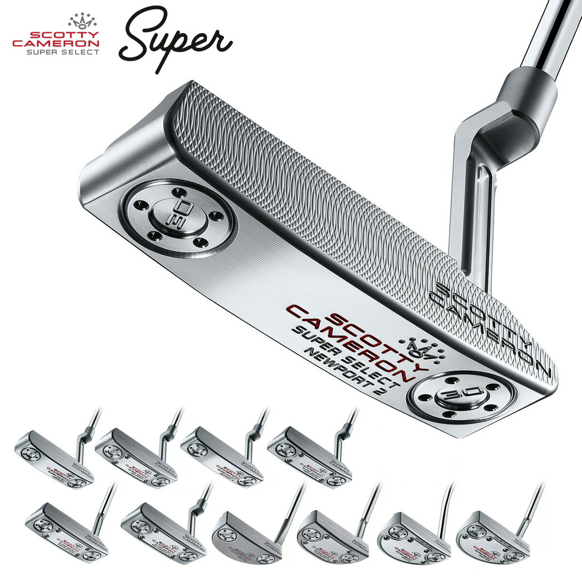 【5/15 エントリー/抽選で最大100 ポイントバック】 Titleist タイトリスト 日本正規品 SCOTTY CAMERON スコッティキャメロン SUPER SELECT スーパーセレクト パター 2023モデル 【あす楽対応】